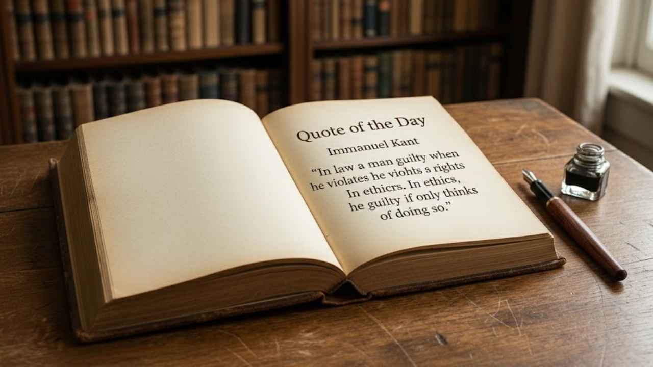 Quote of the Day by Immanuel Kant