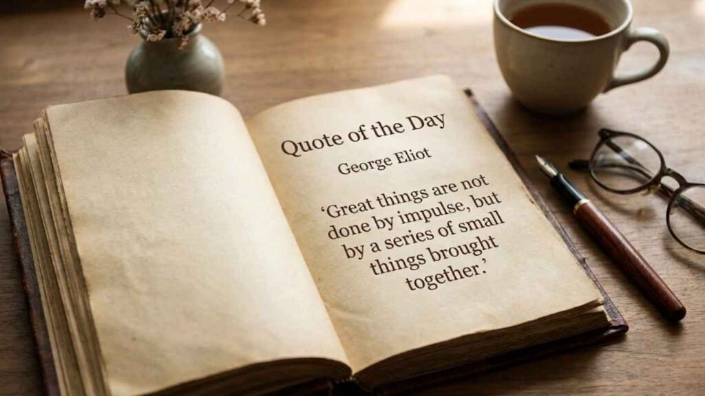 Quote of the day by George Eliot